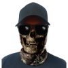 sa-50344-multi-use-tubular-bandana-gator-face-shie. Multi-Use Tubular Bandana/Gator Face Shield - Bush Camo Skull