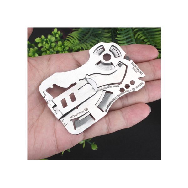dzi edc 9 in 1 stainless steel multi function card. DZI EDC 9 in 1 Stainless Steel Multi Function Card/Pocket Tool