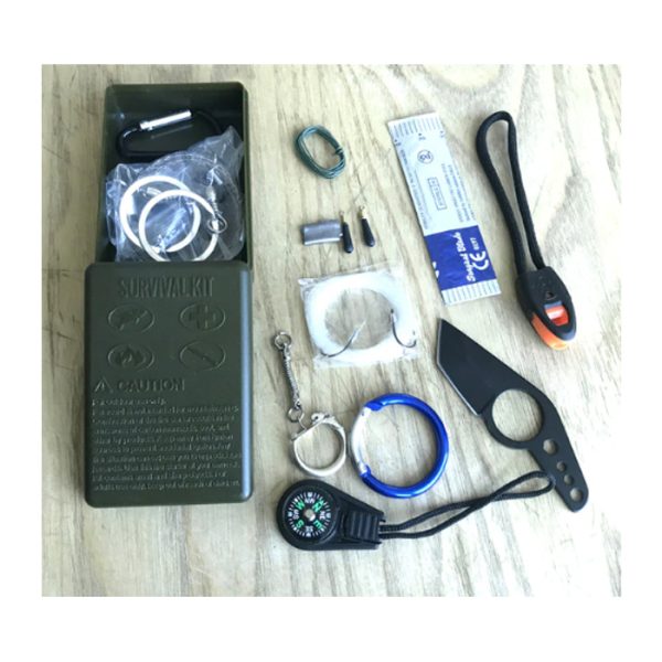 dzi edc 12 in 1 mini survival kit - od 001. DZI EDC 12 in 1 Mini Survival Kit - OD