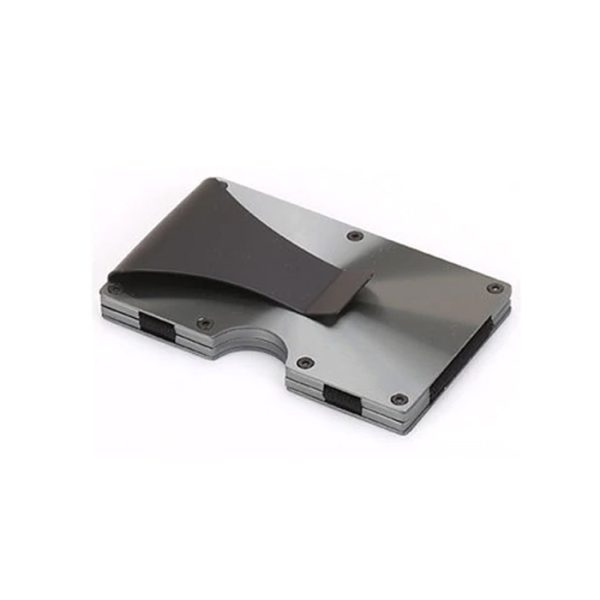 dzi edc metal card wallet with money clip - gun me. DZI EDC Metal Card Wallet with Money Clip