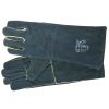 g1022 gloves 001. 8" Green Lined Elbow Length Welding Gloves - OSFM