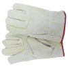 g012-p gloves 001. VIP Pig Skin Split Leather Utility Glove - OSFM