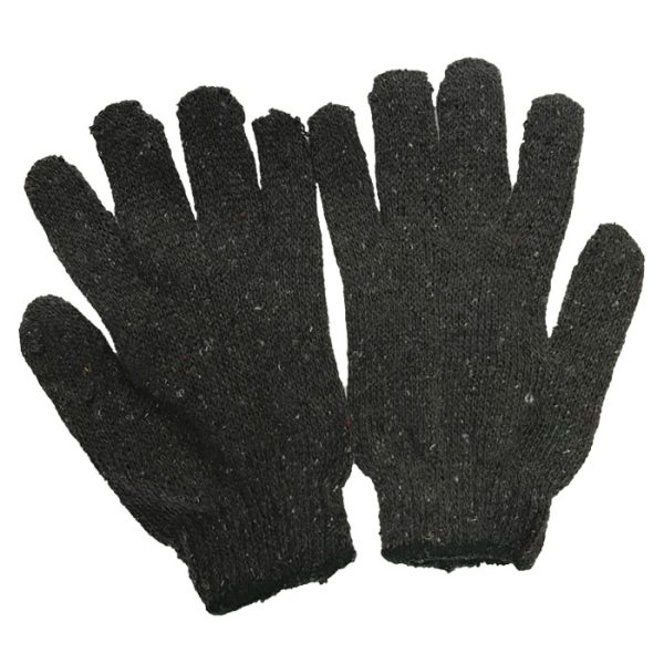 g034-g gloves 001. Grey Cotton Gloves 450g - Grey - OSFM