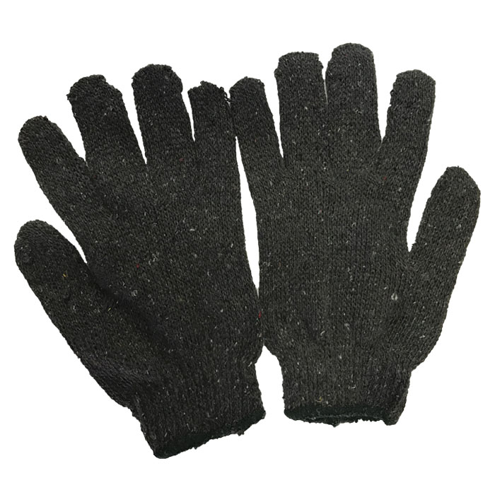 g034-g gloves 001. Grey Cotton Gloves 450g - Grey - OSFM