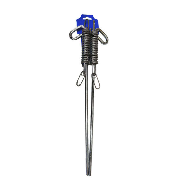 tentco ss sprint tent peg 001. Tentco Stainless Steel Spring Pegs - 450mm x 8mm - Pack of 2