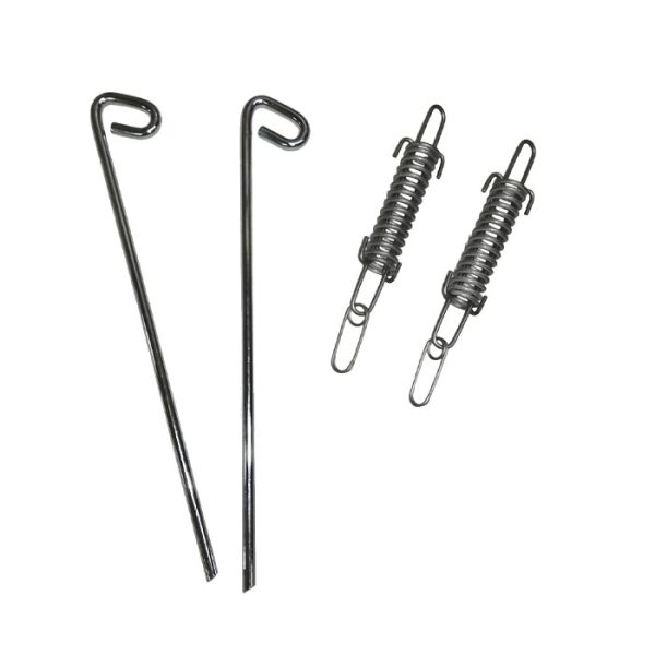 tentco ss sprint tent peg 003. Tentco Stainless Steel Spring Pegs - 450mm x 8mm - Pack of 2