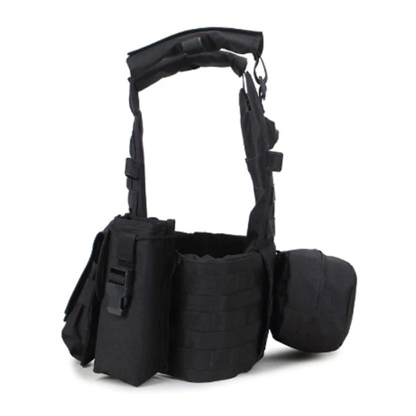 medium-molle-vest---bk-002. Basic Medium MOLLE Plate Carrier/Vest Only - Various