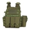 medium-molle-vest---od-001. Basic Medium MOLLE Plate Carrier/Vest Only - Various