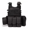 medium-molle-vest---bk-001. Basic Medium MOLLE Level IIIA Plate Carrier/Vest - Various