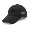 mesh-cap-black-001. TacSpec Mesh Tactical Cap with Velcro - Various