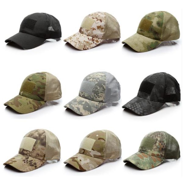 dzi mesh tactical caps 001. TacSpec Mesh Tactical Cap with Velcro - Various