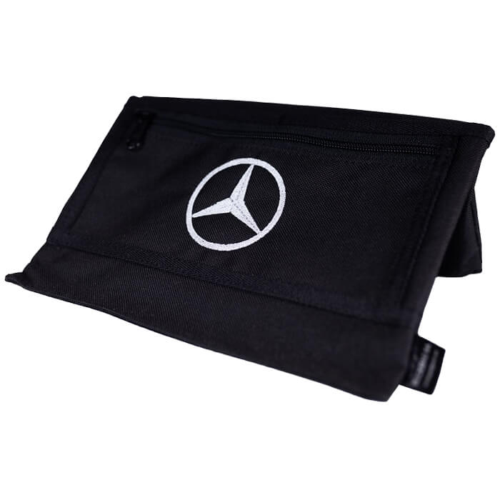 arm-rest-mercedes-black-001. DZI Vehicle Armrest - Black - "Mercedes Badge"