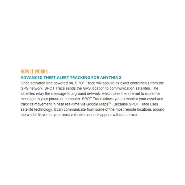 spot trace 006. Spot Trace GPS Asset Tracker
