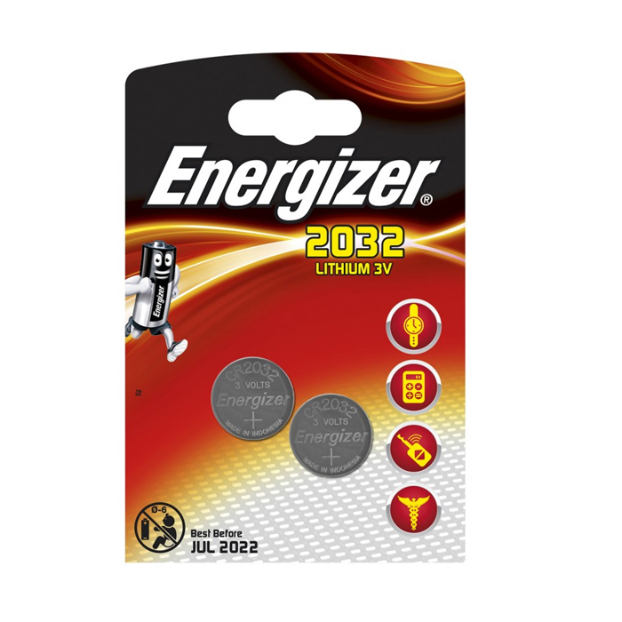 energizer cr2032bs2 3v lithium coin battery (2 pac. Energizer CR2032BS2 3V Lithium Coin Battery (2 Pack)