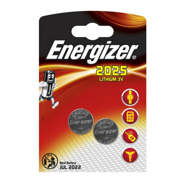 energizer cr2025bs2 3v lithium coin battery (2 pac. Energizer CR2025BS2 3V Lithium Coin Battery (2 Pack)