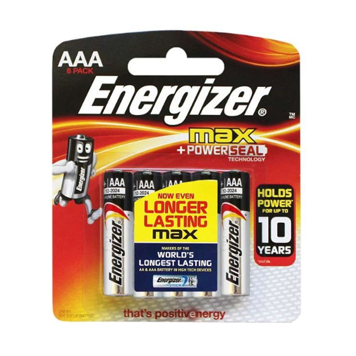 energizer max aaa batteries - 8 pack 001. Energizer Max AAA Batteries - 8 Pack