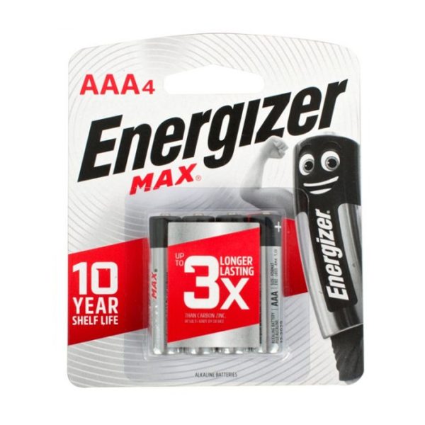energizer max aaa batteries - 4 pack 001. Energizer Max AAA Batteries - 4 Pack