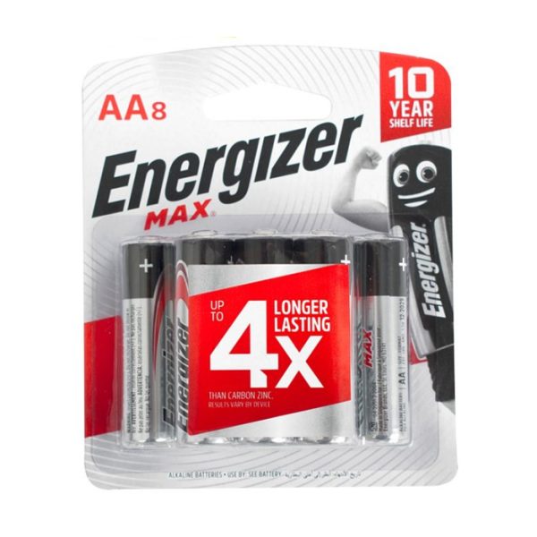 energizer max aa batteries - 8 pack 001. Energizer Max AA Batteries - 8 Pack