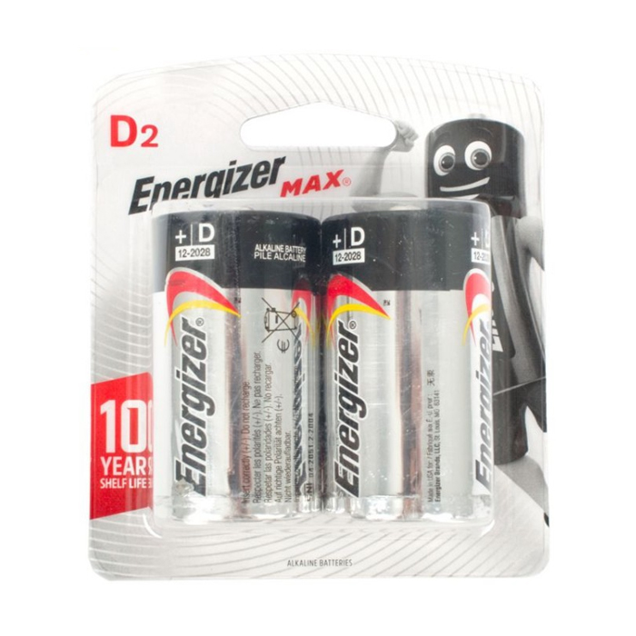 energizer max d batteries - 2 pack 001. Energizer Max D Batteries - 2 Pack