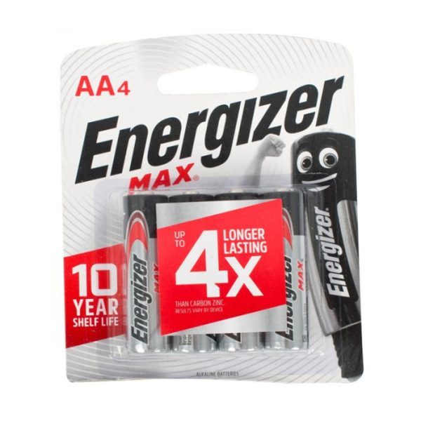 energizer max aa batteries - 4 pack 001. Energizer Max AA Batteries - 4 Pack