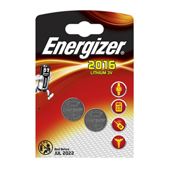 energizer cr2016bs1 3v lithium coin battery (2 pac. Energizer CR2016BS1 3V Lithium Coin Battery (2 Pack)