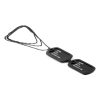 basic military dog tags 003. Complete Basic Military Dog Tag Set - 2 x Tags, Chain, Silencers - Various