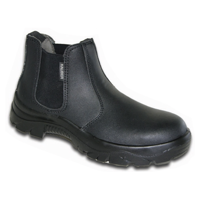 kaliber-chelsea-black-001. Kaliber Chelsea Steel Toe Safety Shoe - Black