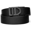 kore-tactical-x5-belt-black-001. Kore EDC Reinforced Tactical Ratcheting Gun Belt with X5 Buckle - Black - 24" - 54"
