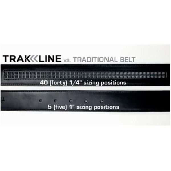 kore-leather-x1-belt-black-003. Kore Classic Reinforced Leather Ratcheting Gun Belt with X1 Buckle - Brown - 24" - 44"