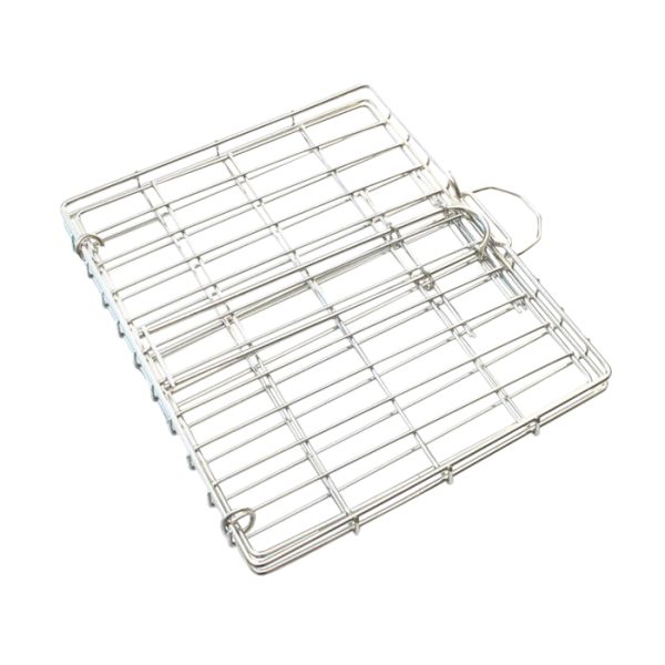 bg005-springbok-sliding-handle-compact-braai-grid-. Tentco 430 Stainless Springbok Sliding Handle Compact Braai Grid - 340mm x 315mm x 20mm