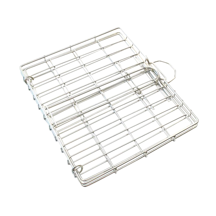 bg005-springbok-sliding-handle-compact-braai-grid-. Tentco 430 Stainless Springbok Sliding Handle Compact Braai Grid - 340mm x 315mm x 20mm