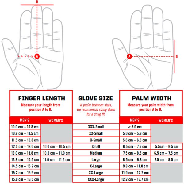 mechanix-glove-sizing-chart-001. Mechanix Original Gloves