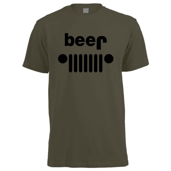beer-jeep-shirt-002. DZI "Beer/Jeep" 180g Logo T-Shirt - Various