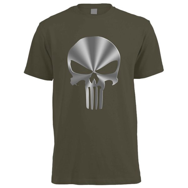 metallic-punisher-shirt-002. DZI "Metallic Punisher" 180g Logo T-Shirt - Various