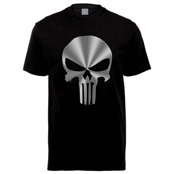 metallic-punisher-shirt-001. DZI "Metallic Punisher" 180g Logo T-Shirt - Various