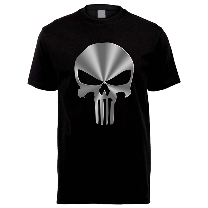 metallic-punisher-shirt-001. DZI "Metallic Punisher" 180g Logo T-Shirt - Various