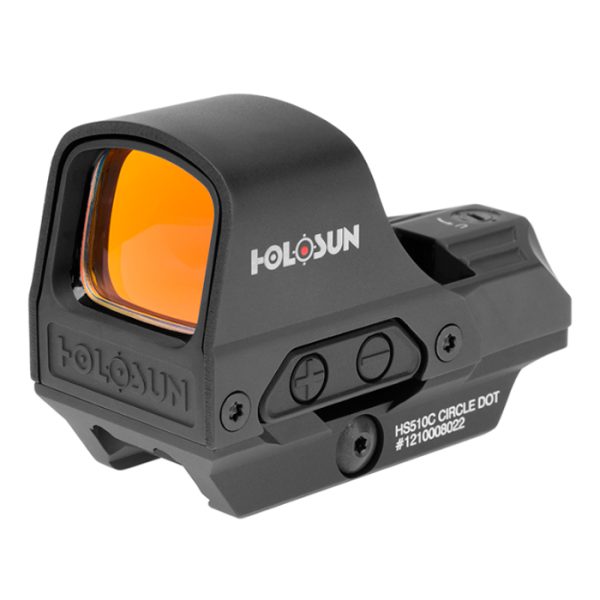 holosun-hs510c-001. Holosun HS510C Sight Selectible Reticle/Solar Panel/QD Mount - Red Reticle