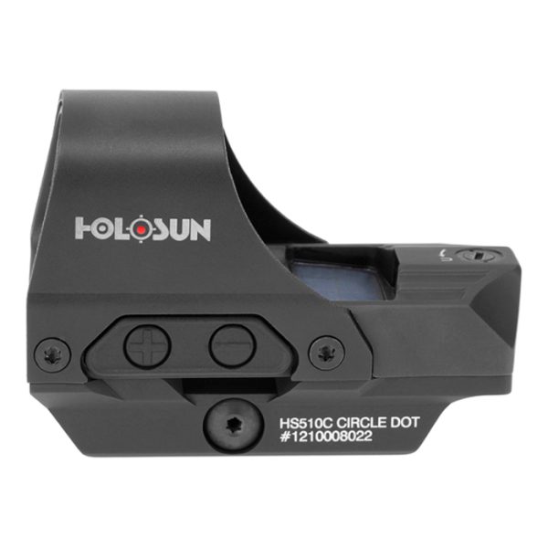 holosun-hs510c-002. Holosun HS510C Sight Selectible Reticle/Solar Panel/QD Mount - Red Reticle