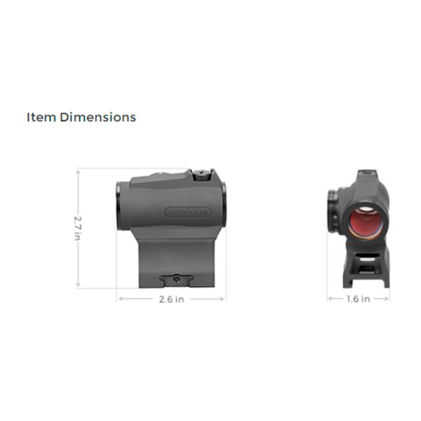 holosun-hs403r-005. Holosun HS403R Sight 2MOA Dot/Rotary Dial