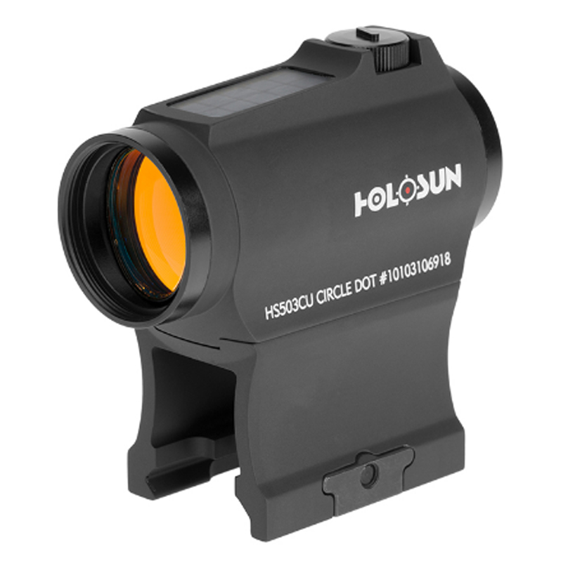 holosun-hs503cu-001. Holosun HS503CU Sight, Red Selectible Reticle/Solar Panel