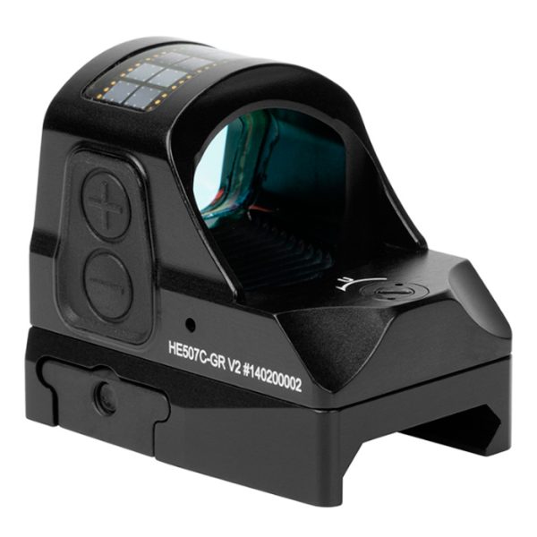holosun-he507c-gr-003. Holosun HE507C-GR Pistol Sight, Green Circle Dot/Solar Panel