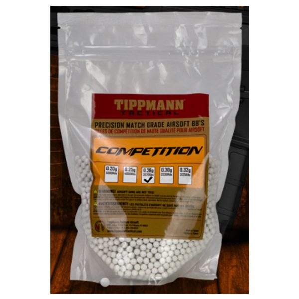 tippmann-competition-20g-bb's-001. Tippmann 6mm BB's - 0.20g 1kg/5000 BB Bag