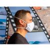 reuseable-and-washable-polyester-face-mask-002. Reuseable and Washable Polyester Face Mask with Filter - White