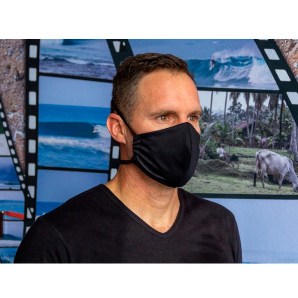 reuseable-and-washable-polyester-face-mask-010. Reuseable and Washable Polyester Face Mask with Filter - Black