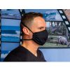 reuseable-and-washable-polyester-face-mask-009. Reuseable and Washable Polyester Face Mask with Filter - Black