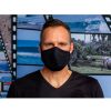 reuseable-and-washable-polyester-face-mask-008. Reuseable and Washable Polyester Face Mask with Filter - Black