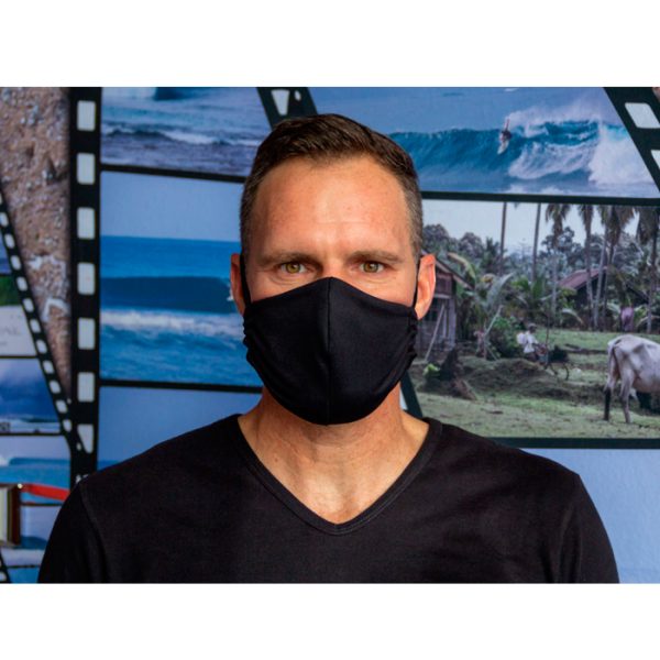reuseable-and-washable-polyester-face-mask-008. Reuseable and Washable Polyester Face Mask with Filter - Black
