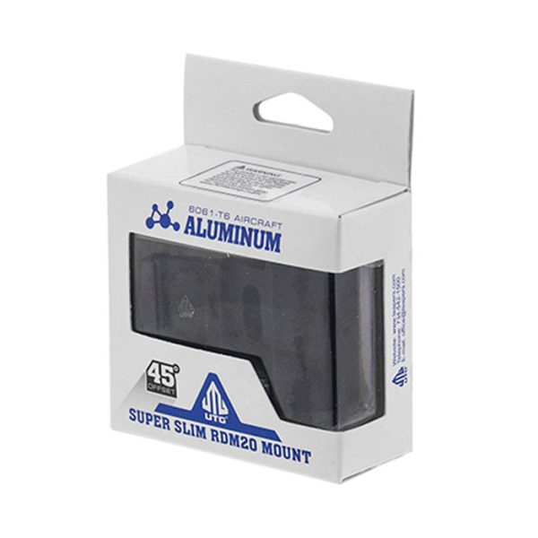 rdm-2045-007. UTG Super Slim RDM20 45 Degree Angle Mount, Black