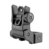mnt-955-001. UTG AR15 Low Profile Flip-up Rear Sight with Dual Aiming Aperture