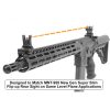 mnt-755-004. UTG AR15 Low Profile Flip-up Front Sight for Handguard